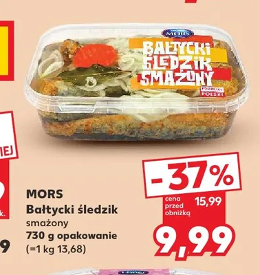Bałtycki śledzik smażony Mors promocja w Kaufland