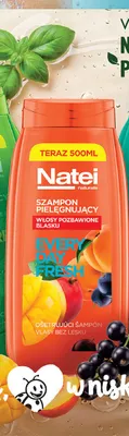 Szampon do włosów Natei Naturals Every Day Fresh promocja w Biedronka