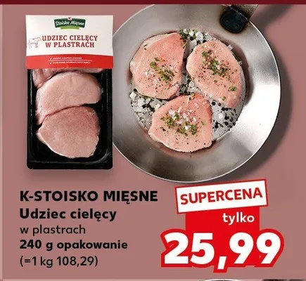 Udziec cielęcy w plastrach promocja w Kaufland