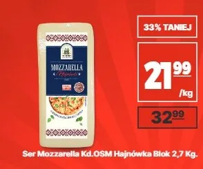 Ser Mozzarella OSM Hajnówka Blok promocja w API Market