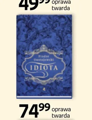 Książka Idiota oprawa twarda promocja w Empik