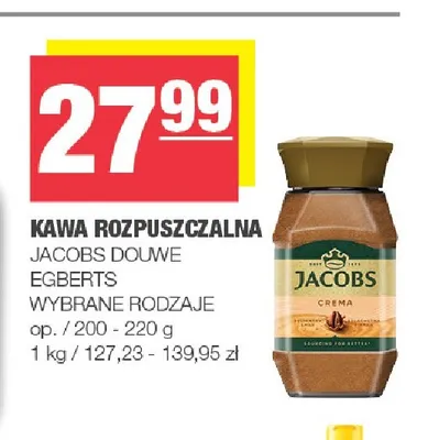 Kawa rozpuszczalna Jacobs Douwe Egberts promocja w SPAR