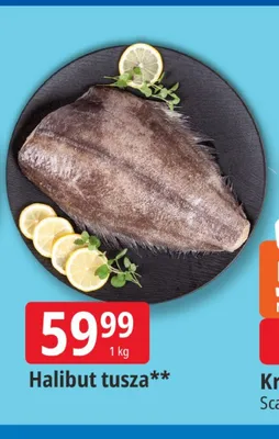 Halibut tusza promocja w Leclerc