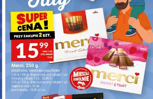 Czekoladki Merci oryginalne promocja w Twój Market