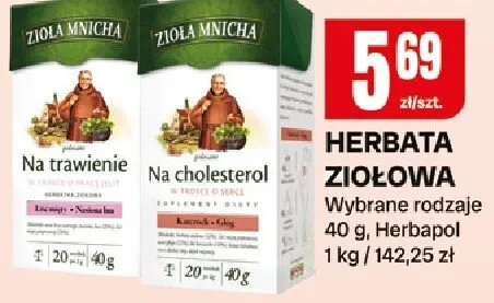 Herbata ziołowa wybrane rodzaje promocja w Chorten