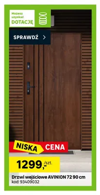 Drzwi wejściowe Avinion 72 90 cm promocja w Leroy Merlin