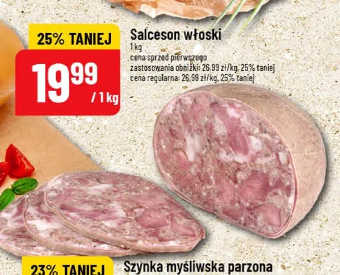 Salceson włoski promocja w POLOmarket