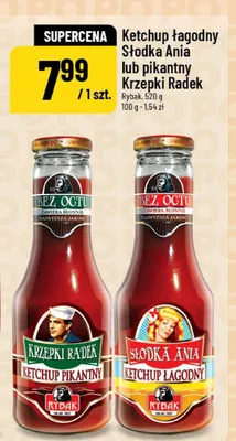 Ketchup łagodny Słodka Ania promocja w POLOmarket