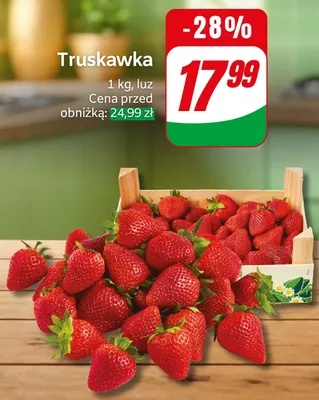 Truskawka promocja w Dino