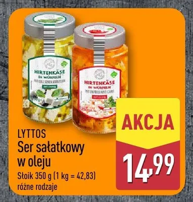 Ser sałatkowy w oleju Lyttos promocja w Aldi