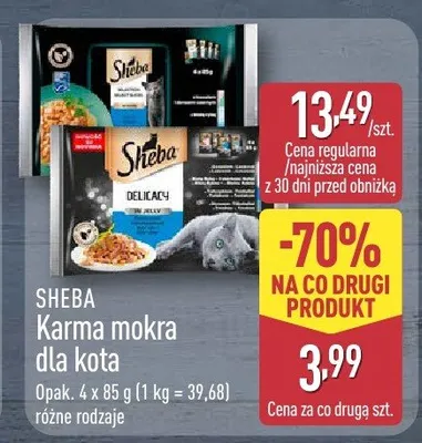 Karma mokra dla kota różne rodzaje promocja w Aldi