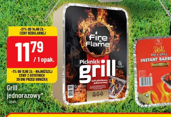 Grill jednorazowy promocja w POLOmarket