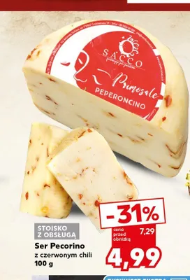 Ser Pecorino z czerwonym chili promocja w Kaufland