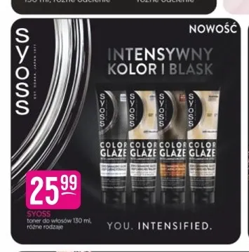 Toner do włosów Syoss promocja w Drogerie Jasmin