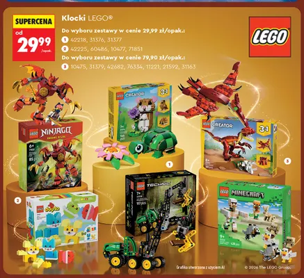 Klocki LEGO 76334 promocja w Biedronka
