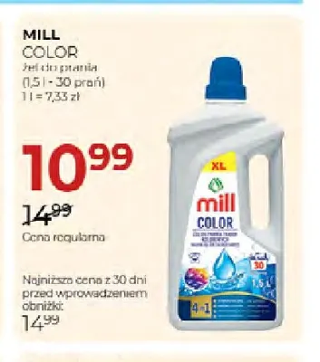Żel do prania Mill Color promocja w Drogerie Jawa