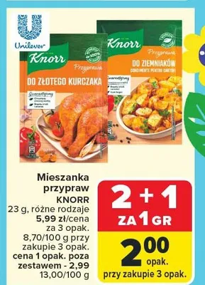 Mieszanka przypraw różne rodzaje promocja w Carrefour
