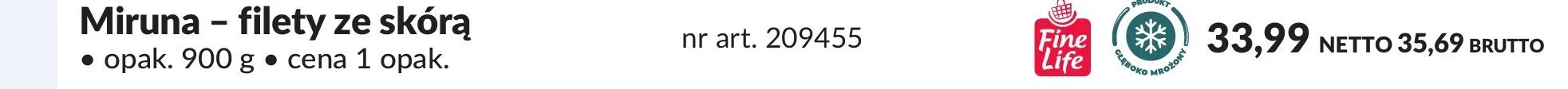 Miruna - filety ze skórą promocja w Makro