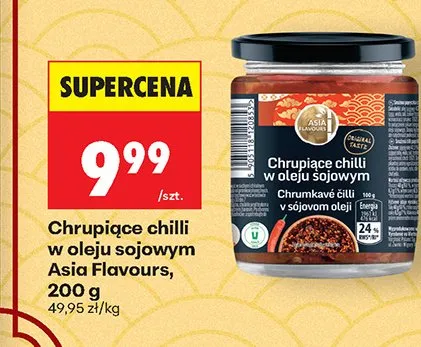 Chrupiące chilli w oleju sojowym Asia Flavours promocja w Biedronka