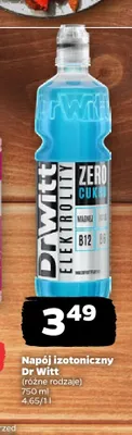 Napój izotoniczny Dr Witt promocja w Netto