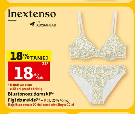 Figi damskie Inextenso promocja w Auchan