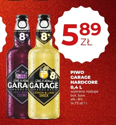Piwo Garage Hardcore Very Berry Cosmo promocja w Duży Ben