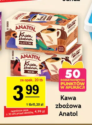 Kawa zbożowa Anatol klasyczna promocja w Gram Market