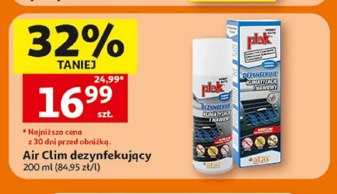 Air Clim dezynfekujący promocja w Auchan