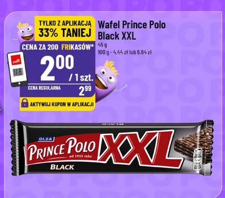 Wafel Prince Polo Black XXL Olza promocja w POLOmarket