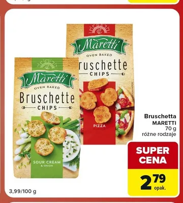 Bruschetta Maretti pizza promocja w Carrefour Market