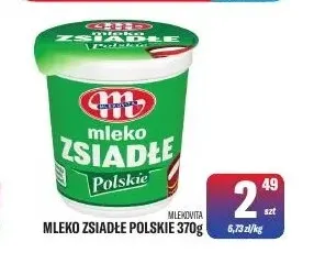 Mleko zsiadłe Polskie Mlekovita promocja w Tomi Markt