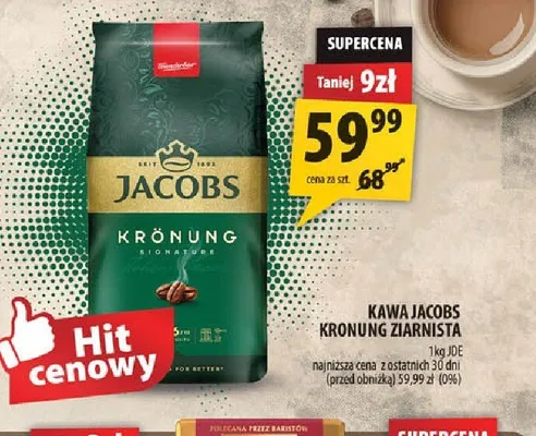 Kawa ziarnista JACOBS Kronung promocja w Arhelan
