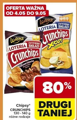 Chipsy Crunchips Lorenz promocja w Carrefour Express