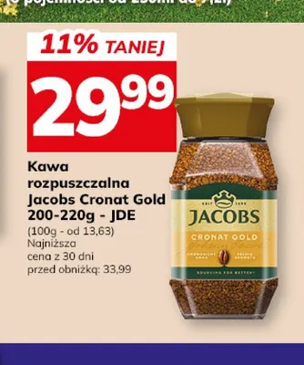 Kawa rozpuszczalna Jacobs Cronat Gold JDE promocja w Hitpol