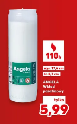 Wkład parafinowy Angela promocja w Kaufland