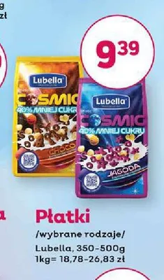 Płatki śniadaniowe Lubella Jagoda Cosmic promocja w Bliski