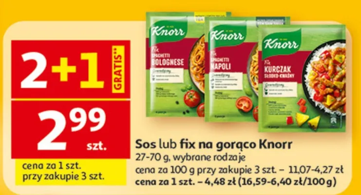 Sos lub fix na gorąco promocja w Auchan