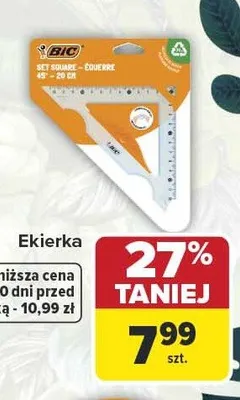 Ekierka BIC promocja w Carrefour
