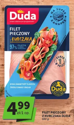 Filet pieczony z kurczaka Duda promocja w ABC