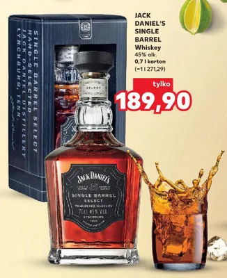 Whiskey Jack Daniel's Single Barrel promocja w Kaufland