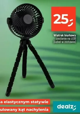 Wiatrak biurkowy promocja w Dealz