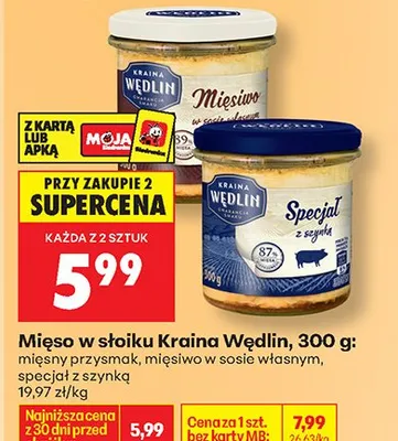 Mięso mielone w sosie własnym Miesiwo promocja w Biedronka