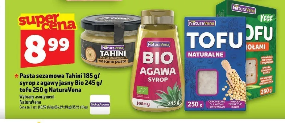 Tofu z ziołami NaturaVena promocja w TOPAZ