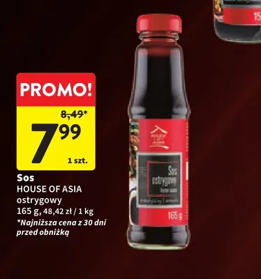 Sos ostrygowy House of Asia promocja w Intermarche