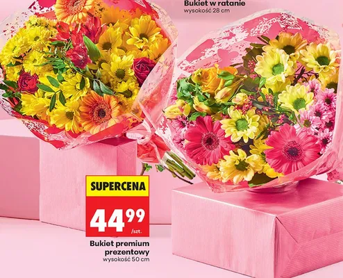 Bukiet premium prezentowy  promocja w Biedronka