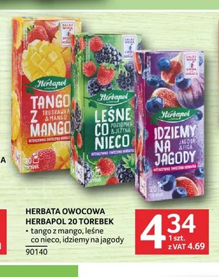 Herbata owocowa Herbapol tango z mango promocja w Selgros
