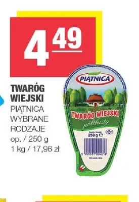 Twaróg Wiejski Piątnica promocja w SPAR