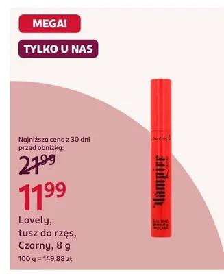 Tusz do rzęs czarny promocja w Rossmann