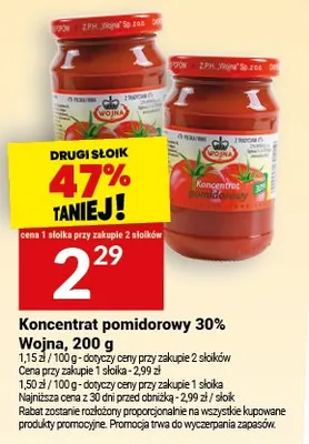 Koncentrat pomidorowy 30% promocja w Twój Market