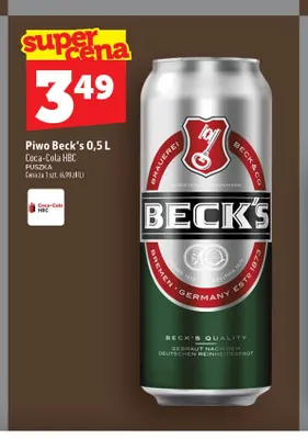 Piwo Beck's promocja w TOPAZ